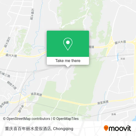 重庆喜百年丽水度假酒店 map