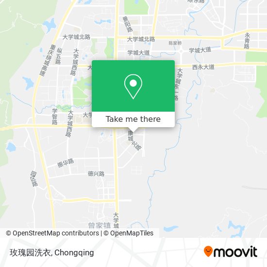 玫瑰园洗衣 map