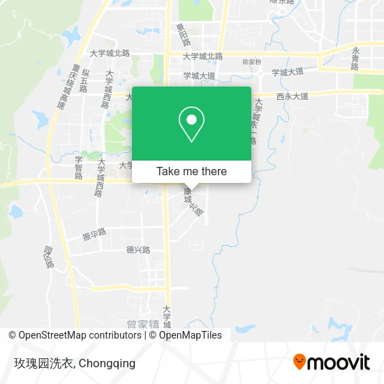 玫瑰园洗衣 map