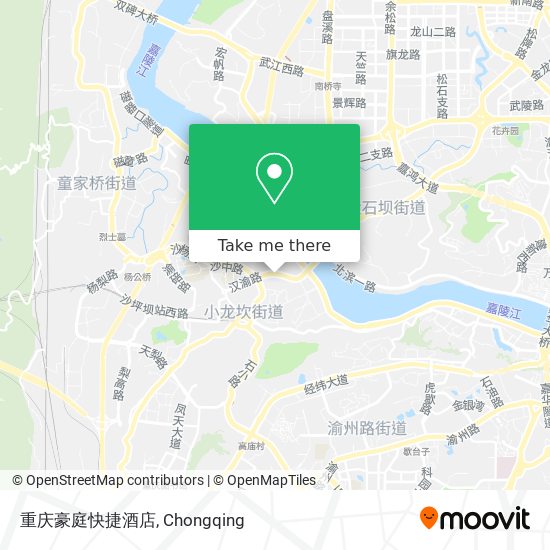 重庆豪庭快捷酒店 map