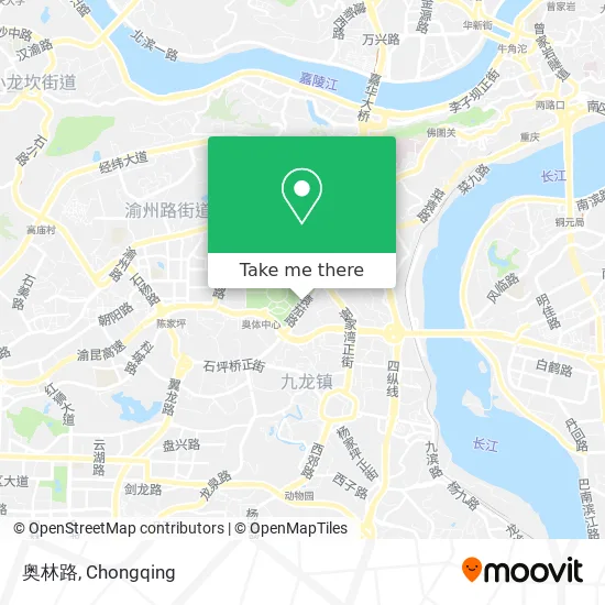 奥林路 map