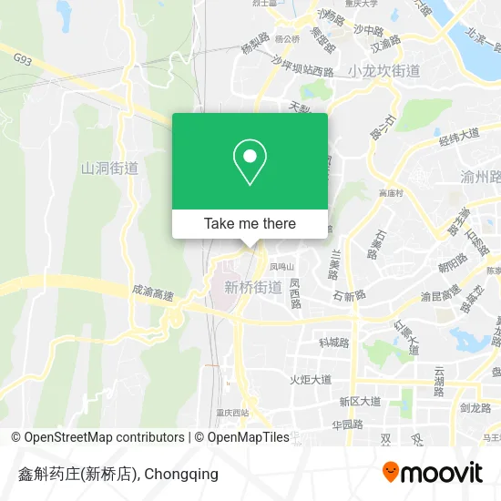 鑫斛药庄(新桥店) map