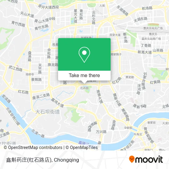 鑫斛药庄(红石路店) map