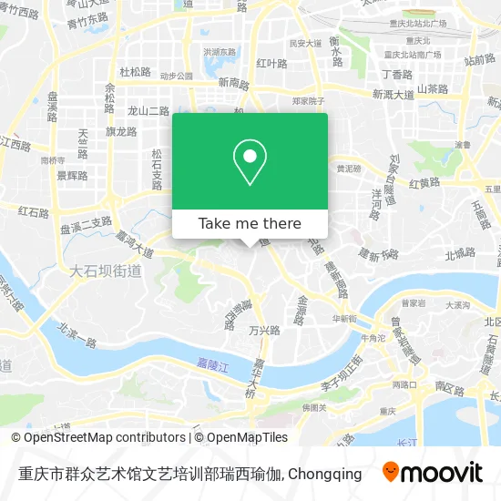 重庆市群众艺术馆文艺培训部瑞西瑜伽 map