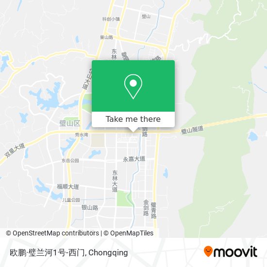 欧鹏·璧兰河1号-西门 map