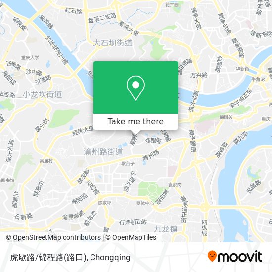 虎歇路/锦程路(路口) map