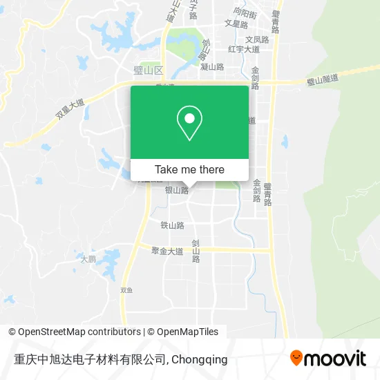 重庆中旭达电子材料有限公司 map