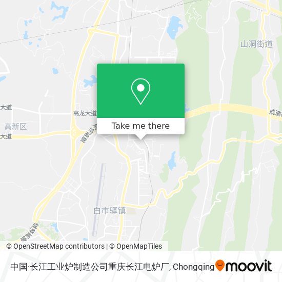 中国·长江工业炉制造公司重庆长江电炉厂 map