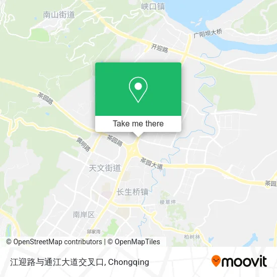 江迎路与通江大道交叉口 map