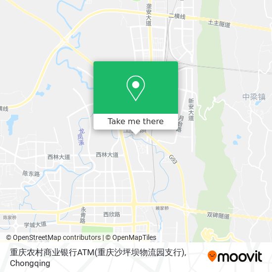 重庆农村商业银行ATM(重庆沙坪坝物流园支行) map