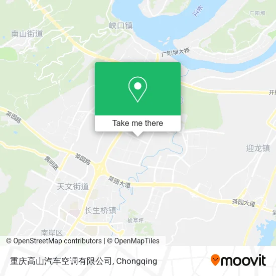 重庆高山汽车空调有限公司 map