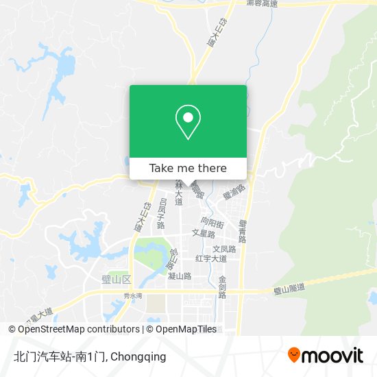 北门汽车站-南1门 map