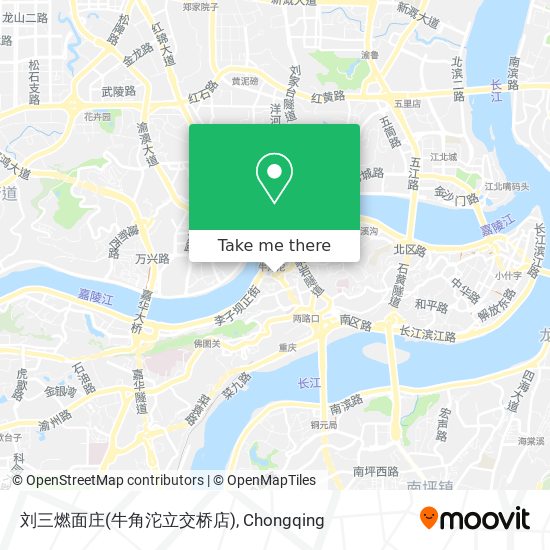 刘三燃面庄(牛角沱立交桥店) map