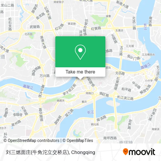 刘三燃面庄(牛角沱立交桥店) map