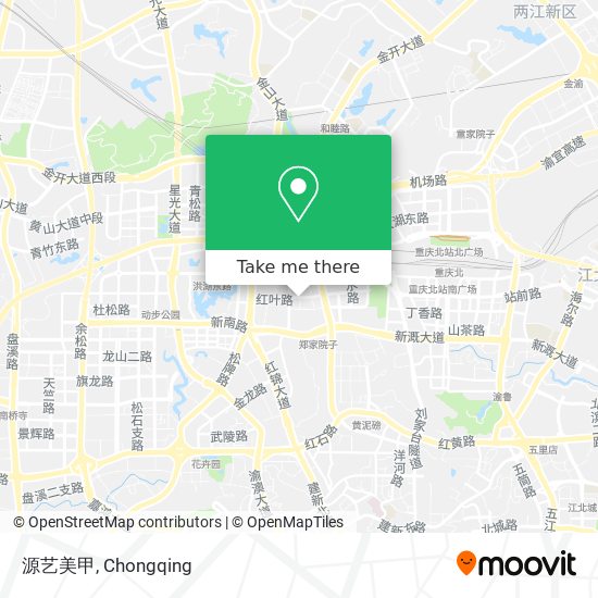 源艺美甲 map