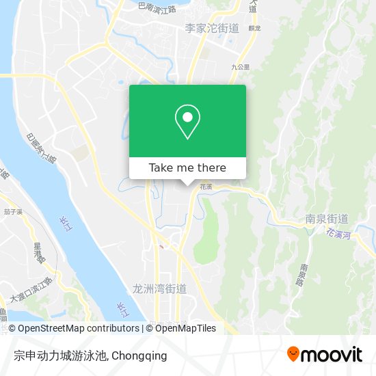 宗申动力城游泳池 map