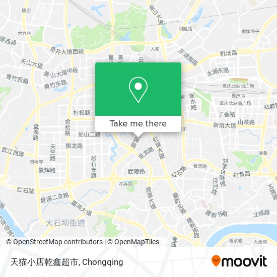 天猫小店乾鑫超市 map