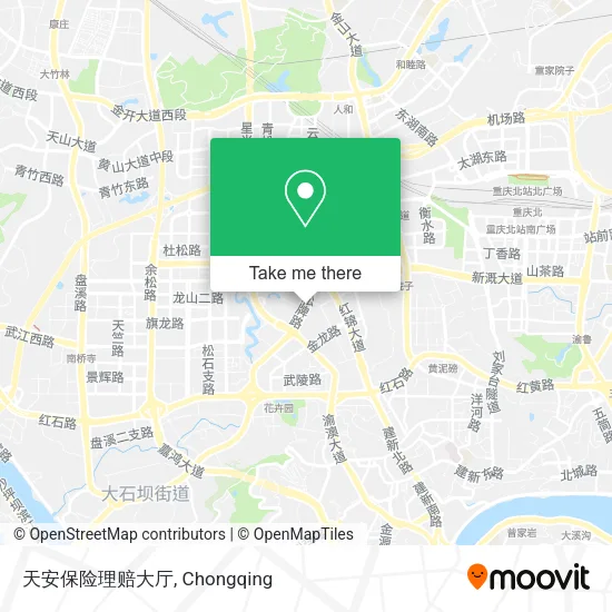 天安保险理赔大厅 map