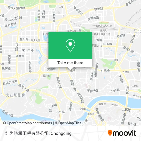 红岩路桥工程有限公司 map