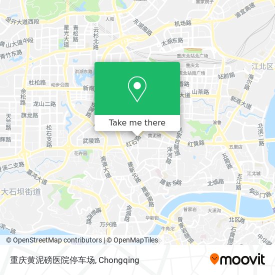 重庆黄泥磅医院停车场 map