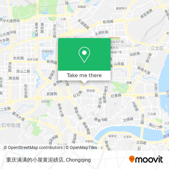 重庆满满的小屋黄泥磅店 map