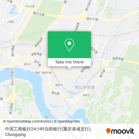中国工商银行24小时自助银行(重庆港城支行) map