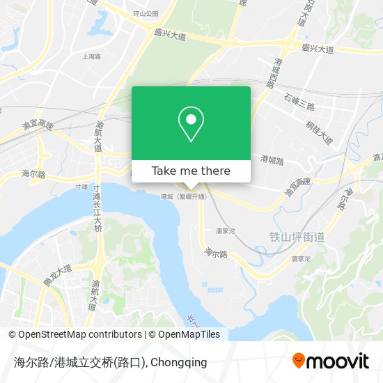 海尔路/港城立交桥(路口) map
