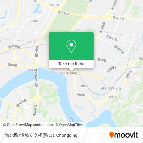 海尔路/港城立交桥(路口) map