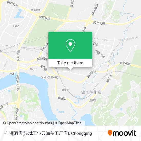 佳洲酒店(港城工业园海尔工厂店) map