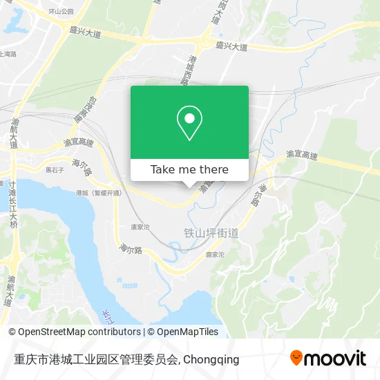 重庆市港城工业园区管理委员会 map