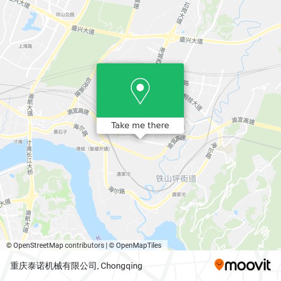 重庆泰诺机械有限公司 map