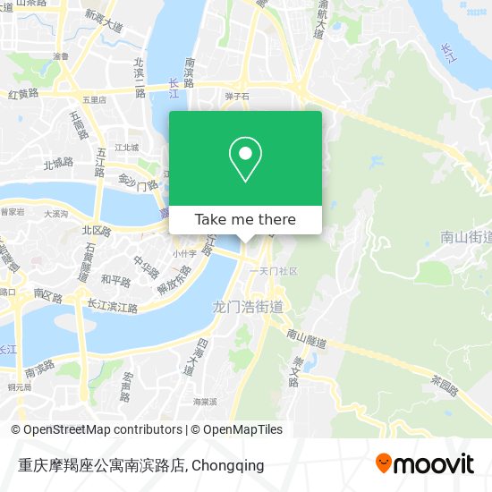 重庆摩羯座公寓南滨路店 map