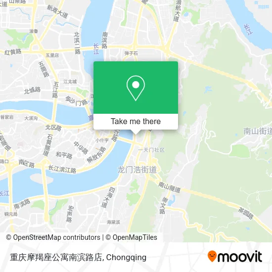 重庆摩羯座公寓南滨路店 map