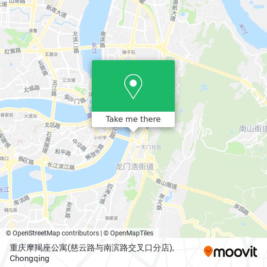 重庆摩羯座公寓(慈云路与南滨路交叉口分店) map