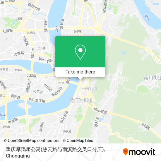 重庆摩羯座公寓(慈云路与南滨路交叉口分店) map