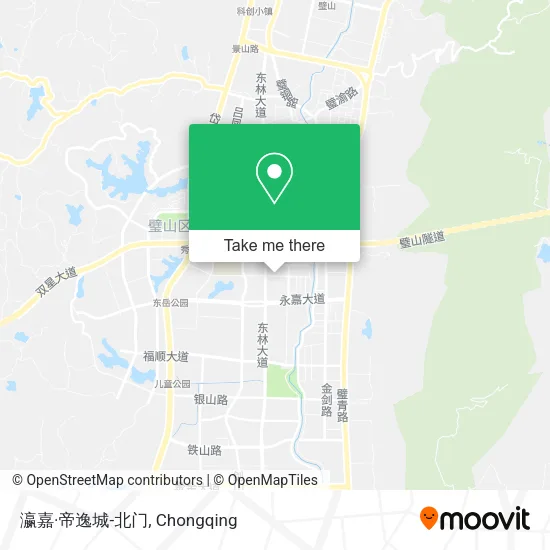 瀛嘉·帝逸城-北门 map