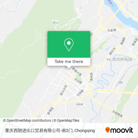 重庆西朗进出口贸易有限公司-南2门 map