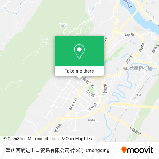 重庆西朗进出口贸易有限公司-南2门 map