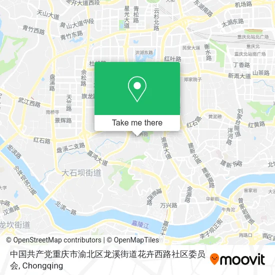 中国共产党重庆市渝北区龙溪街道花卉西路社区委员会 map