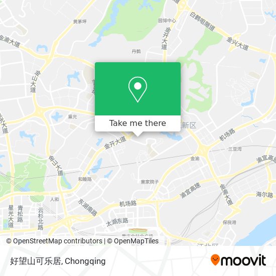 好望山可乐居 map