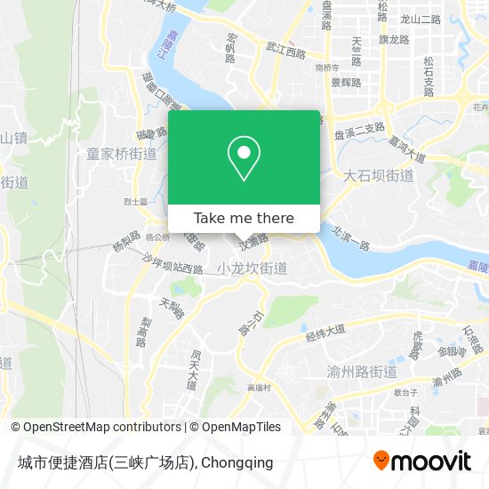 城市便捷酒店(三峡广场店) map