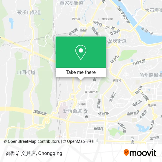 高滩岩文具店 map