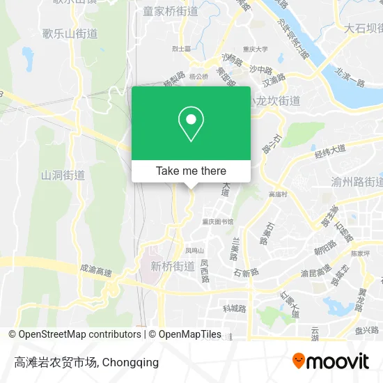 高滩岩农贸市场 map