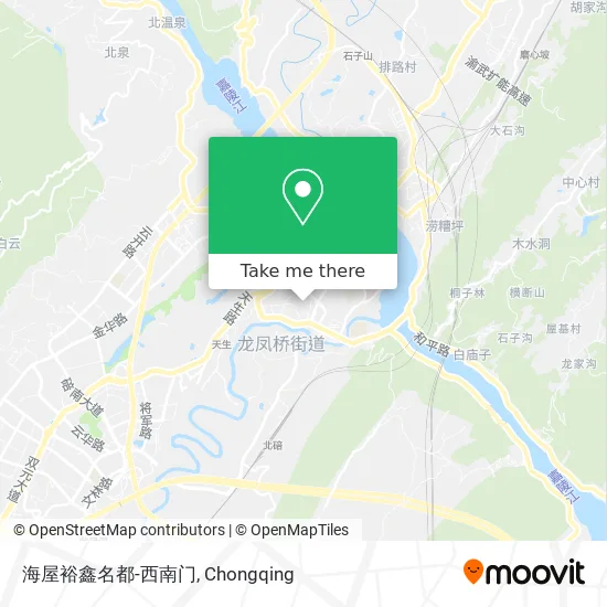 海屋裕鑫名都-西南门 map