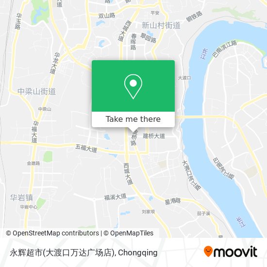 永辉超市(大渡口万达广场店) map