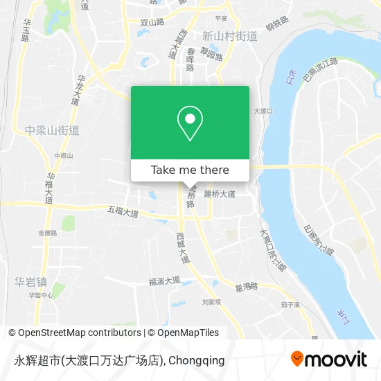 永辉超市(大渡口万达广场店) map