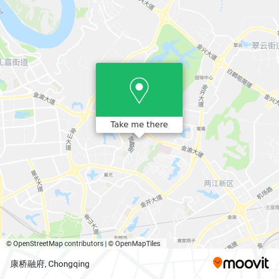 康桥融府 map
