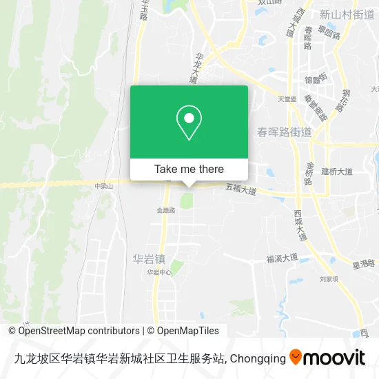 九龙坡区华岩镇华岩新城社区卫生服务站 map