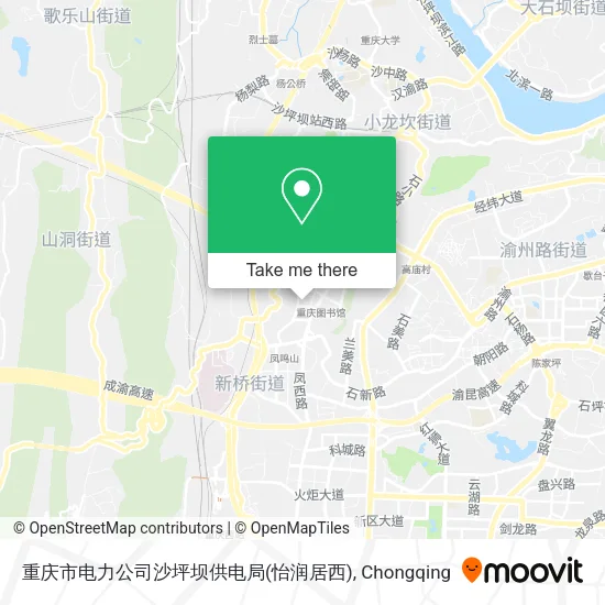 重庆市电力公司沙坪坝供电局(怡润居西) map