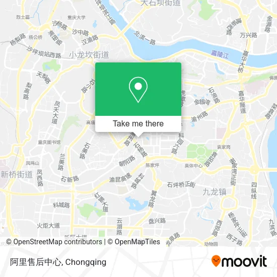 阿里售后中心 map